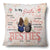 Besties Because Of You I Laugh A Little Harder Friendship - Personalized Pillow