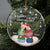 Gift For Bestie, Sisters, Sibling - Besties Forever Old Friends - Personalized Circle Glass Ornament