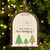 Calendar First Christmas As A Family Of Three - Personalized 2-Layered Wooden Ornament