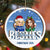 Gift For Bestie, Gifts For Colleagues - Besties Forever Christmas Sisters - Personalized 2-Layered Wooden Ornament