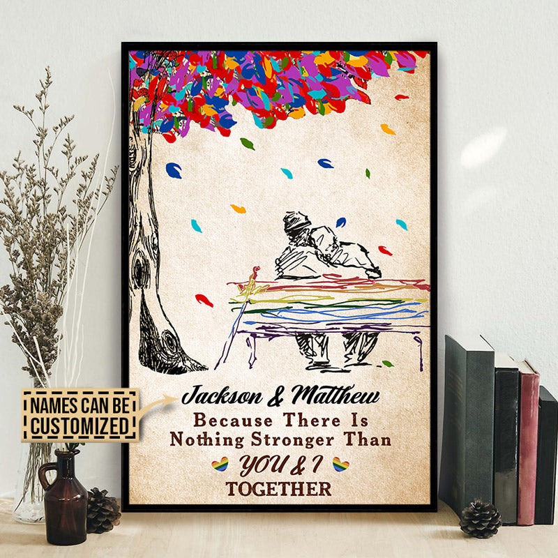 Personalized Pride Couple Custom Poster