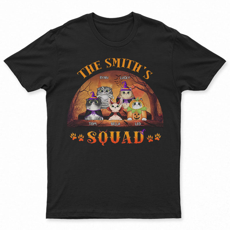 Cat Cosplay Squad - Halloween Gift For Cat Lovers - Personalized Custom T Shirt