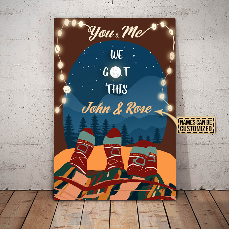 Personalized Camping Gift For Couple We Got This Customized Canvas