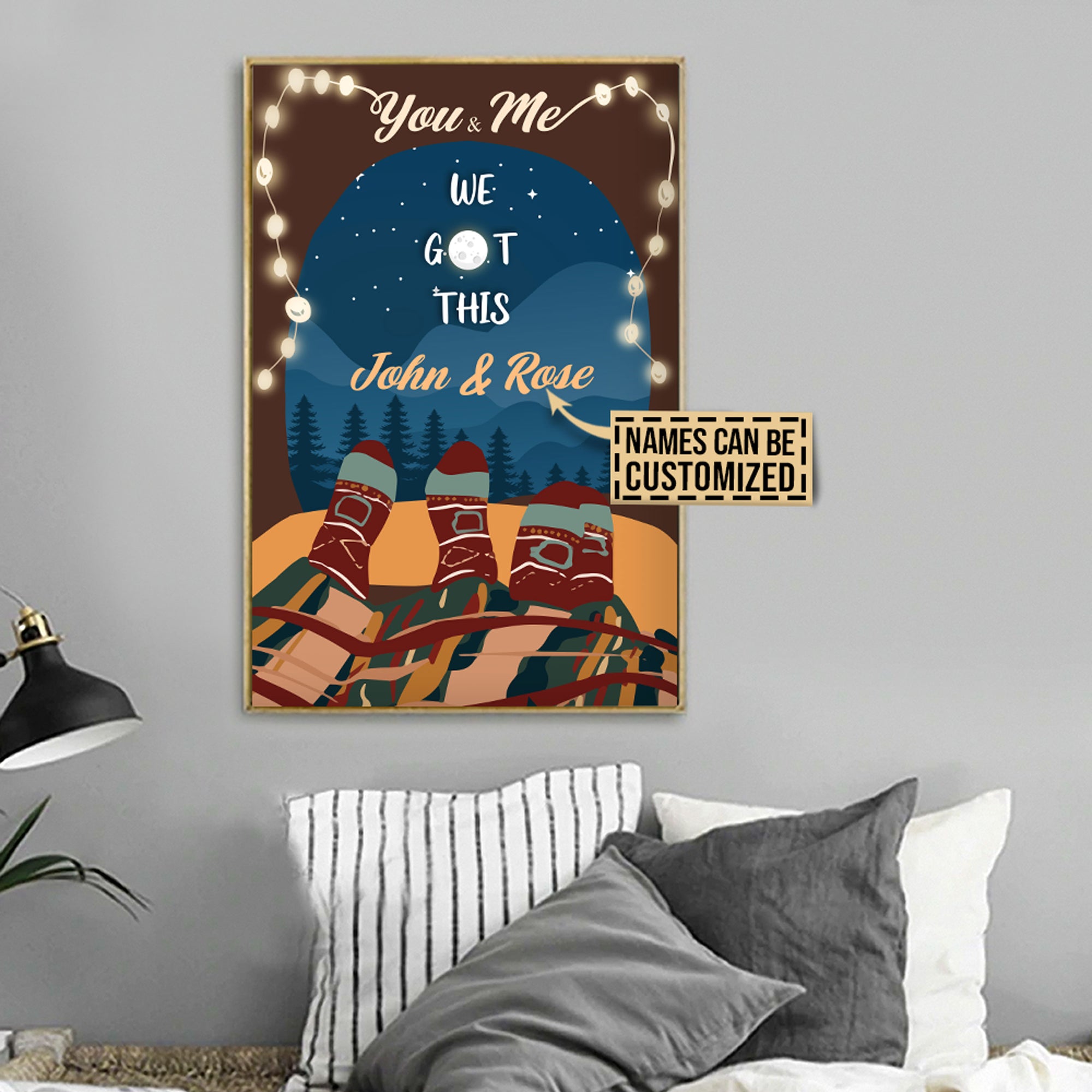 Personalized Camping Gift For Couple We Got This Custom Poster