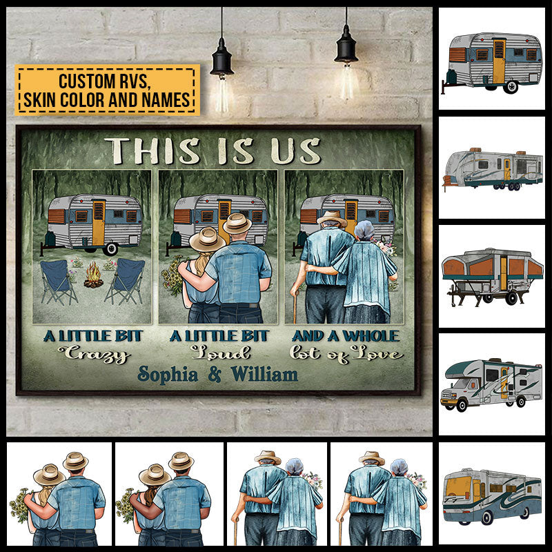 Camping Couple This Is Us Skin Custom Poster AK135 ELE209