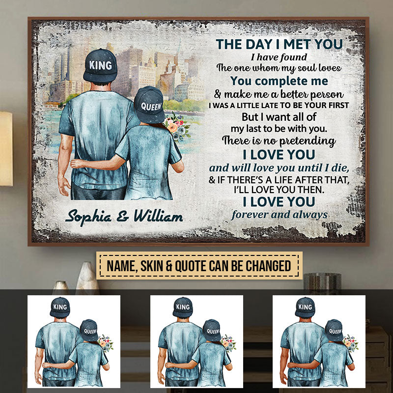 Personalized Family Couple Custom Poster