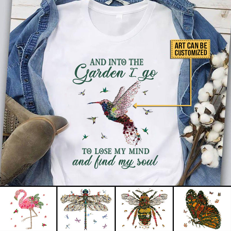 Garden Floral Art Find My Soul Custom T Shirt CT086 HAL006