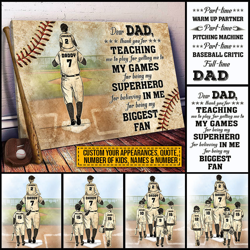 Baseball Game Father's Day Card