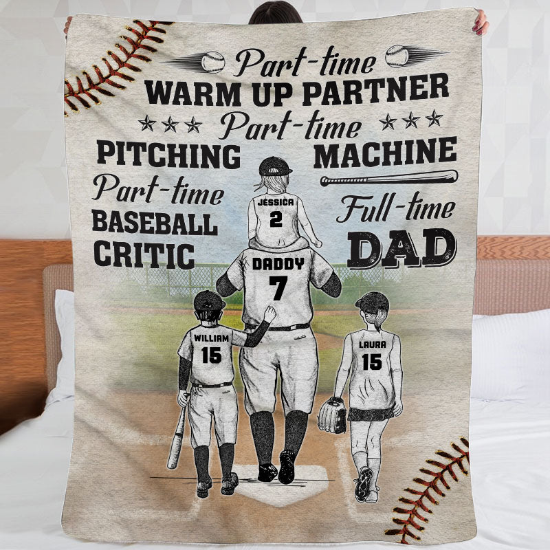 Personalized baseball blanket hot sale