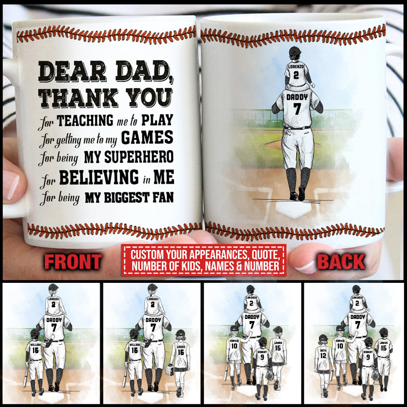 Baseball Game Father's Day Card