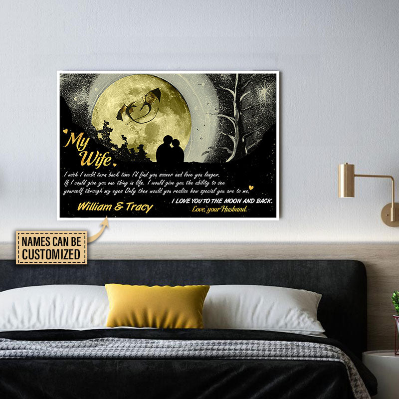 Personalized Dragon Husband To Wife I'd Find You Sooner Custom Poster