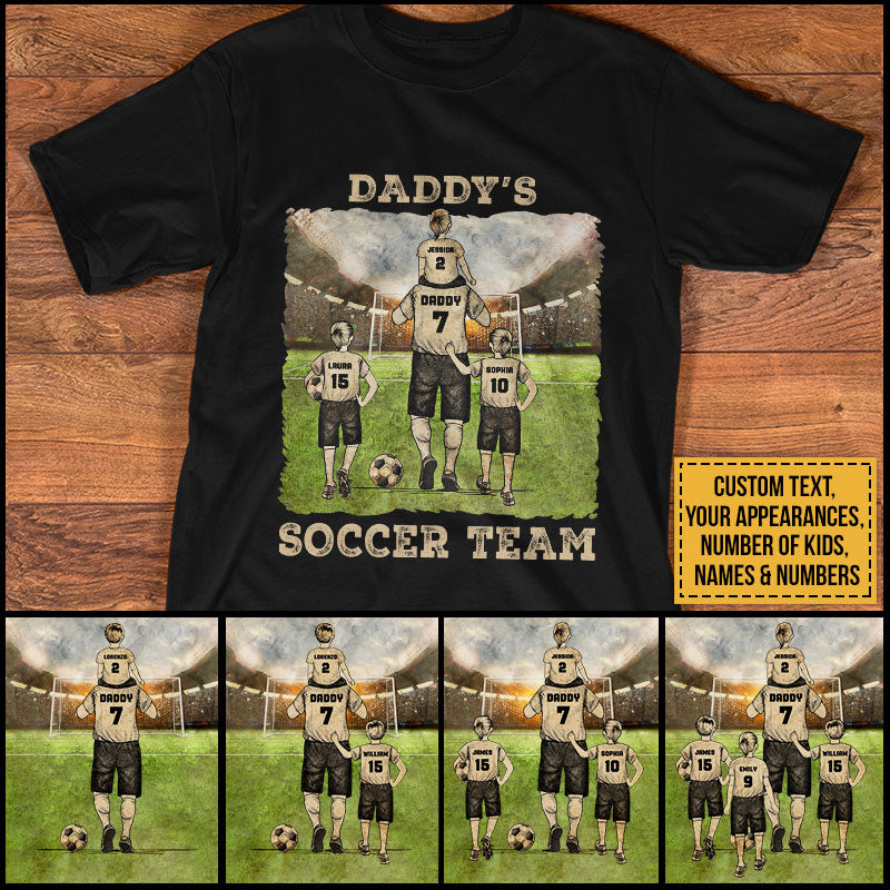 Personalized Soccer Dad Custom T Shirt AK044 ELE082