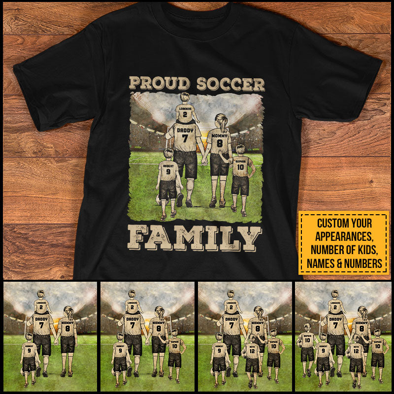 Personalized Proud Soccer Family Custom T Shirt AK057 ELE113