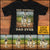 Personalized Softball Dad Custom T Shirt Gift For Dad AK028 ELE039
