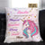 Personalized Unicorn Mom To Daughter You Are Magical Custom Pillow